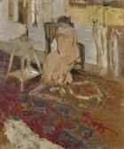 VUILLARD Edouard Madame Arthur Fontaine Au Tapis De Smyrne VUILLARD Edouard Madame Arthur Fontaine Au Tapis De Smyrne