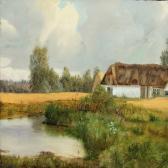 WÜRTZEN Carl Gotfred Landscape With Farm WÜRTZEN Carl Gotfred Landscape With Farm