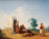 WACHSMUTH Ferdinand Algériens Près Du Puits WACHSMUTH Ferdinand Algériens Près Du Puits