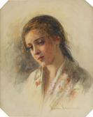 WACHTEL Marion Kavanaugh Portrait Of A Young Lady WACHTEL Marion Kavanaugh Portrait Of A Young Lady