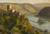 WAGNER Cornelius Der Rhein Bei Kaub Mit Burg Gutenfels WAGNER Cornelius Der Rhein Bei Kaub Mit Burg Gutenfels