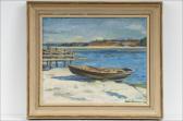 WAHLROOS Karl Walter "keväinenranta, Hankoniemi - Vårlig Strand, Hangöudd". WAHLROOS Karl Walter "keväinenranta, Hankoniemi - Vårlig Strand, Hangöudd".