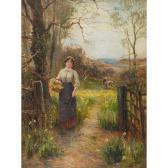 WALBOURN Ernest Ch. Gathering Daffodils WALBOURN Ernest Ch. Gathering Daffodils