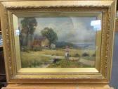 WALBOURN Ernest Charles A Woman Returning From The Fields WALBOURN Ernest Charles A Woman Returning From The Fields