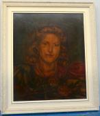WALIN Felice Ritratto Di Signora Con Fiori WALIN Felice Ritratto Di Signora Con Fiori