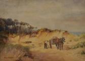 WALKER Ella May Horse And Cart On The Dunes WALKER Ella May Horse And Cart On The Dunes