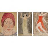 WALKOWITZ Abraham Woman With A Hat WALKOWITZ Abraham Woman With A Hat