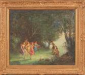 WALTENSPERGER Charles E. Dancing Nymphs WALTENSPERGER Charles E. Dancing Nymphs