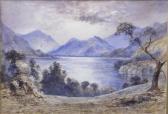 WALTERS F. A Pair Of Mountainous Lake Landscapes WALTERS F. A Pair Of Mountainous Lake Landscapes
