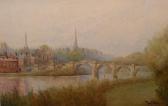 WALTON Henry The English Bridge, Shrewsbury WALTON Henry The English Bridge, Shrewsbury