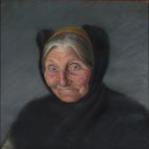 WANDEL Elisabeth Moller Portrait Of An Elderly Woman WANDEL Elisabeth Moller Portrait Of An Elderly Woman