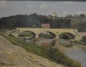 WANSLEBEN Arthur River Scene WANSLEBEN Arthur River Scene