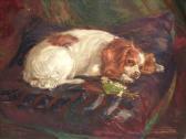 WARD Henrietta Portraitof Ruby, A King Charles Spaniel WARD Henrietta Portraitof Ruby, A King Charles Spaniel