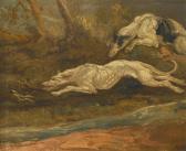 WARD James The Escape: Two Greyhounds Coursing A Hare WARD James The Escape: Two Greyhounds Coursing A Hare