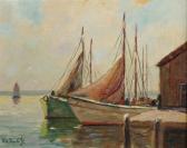 WARD William Dudley B. Moored Sailboats WARD William Dudley B. Moored Sailboats