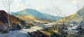 WARREN Charles Wyatt Mountain Landscape WARREN Charles Wyatt Mountain Landscape