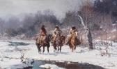 WARREN Melvin C. Cold Day On The North Bosque WARREN Melvin C. Cold Day On The North Bosque