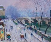 WARSHAWSKY Abel George Bookstalls Along The Seine WARSHAWSKY Abel George Bookstalls Along The Seine