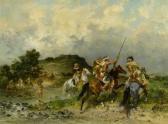 WASHINGTON Georges Arab Riders Before A Broad Shore Landscape WASHINGTON Georges Arab Riders Before A Broad Shore Landscape