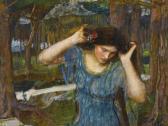 WATERHOUSE John William Vain Lamorna, A Study For Lamia WATERHOUSE John William Vain Lamorna, A Study For Lamia