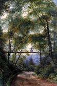 WATSON Edward Facon Lady's Walk, Lambton Castle, A Pair WATSON Edward Facon Lady's Walk, Lambton Castle, A Pair