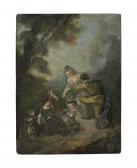 WATTEAU Jean Antoine La Déclaration WATTEAU Jean Antoine La Déclaration