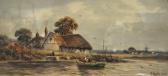 WATTS A. Pair Of River Scenes WATTS A. Pair Of River Scenes