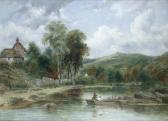 WATTS Frederick William Wooded Landscape WATTS Frederick William Wooded Landscape