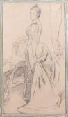 WAUTERS Emile Charles Etude Pour Le Portrait De Madame Speyer WAUTERS Emile Charles Etude Pour Le Portrait De Madame Speyer