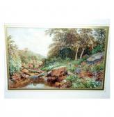 WEATHERILL George Landscape With Stream And Bridge WEATHERILL George Landscape With Stream And Bridge