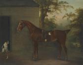 WEAVER Thomas Portrait Of Mr. Yarburgh's Chestnut Hunter Little John WEAVER Thomas Portrait Of Mr. Yarburgh's Chestnut Hunter Little John