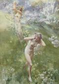 WEGUELIN John Reinhard Gladsome Spring WEGUELIN John Reinhard Gladsome Spring