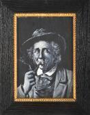 WEIDIG Friedrich Pfeife Rauchender Bauer In Bayrischer Tracht WEIDIG Friedrich Pfeife Rauchender Bauer In Bayrischer Tracht
