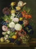 WEIDNER WILLEM FREDERIK Still Life Of Flowers And Shells WEIDNER WILLEM FREDERIK Still Life Of Flowers And Shells