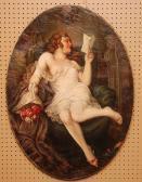 WEIDT Richard Ric Sexy Young Lady Reading Letter WEIDT Richard Ric Sexy Young Lady Reading Letter