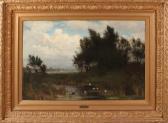 WEILAND Johannes Den Haag, Landschap Met Waterpartij En Eenden WEILAND Johannes Den Haag, Landschap Met Waterpartij En Eenden
