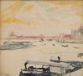 WEISS Wojciech Wenecja - Przystań Na Canal Grande I WEISS Wojciech Wenecja - Przystań Na Canal Grande I