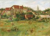WEISSBERG Léon Village Au Clocher WEISSBERG Léon Village Au Clocher