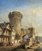 WEISSENBRUCH Jan Ein Stadttor Am Rhein WEISSENBRUCH Jan Ein Stadttor Am Rhein