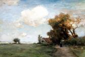 WEISSENBRUCH Johan Hendrik Vrouw Bij Boerderij In Een Duinlandschap WEISSENBRUCH Johan Hendrik Vrouw Bij Boerderij In Een Duinlandschap