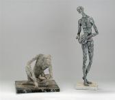 WEISSMAN Florence Two Composition Sculptures, Both Nude Women With Children. WEISSMAN Florence Two Composition Sculptures, Both Nude Women With Children.