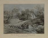 WELLS William Frederick Horse And Cart On Country Path WELLS William Frederick Horse And Cart On Country Path