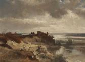 WENGLEIN Josef Weite Isarlandschaft WENGLEIN Josef Weite Isarlandschaft