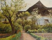 WENNERWALD Emile August Theodor The Cottage Garden WENNERWALD Emile August Theodor The Cottage Garden