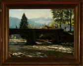 WENTORF Carl Southern Landscape With A Bridge WENTORF Carl Southern Landscape With A Bridge