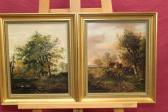 WESTALL John Rural Landscapes With Figures WESTALL John Rural Landscapes With Figures