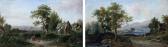 WESTALL John Rural Views With Figures WESTALL John Rural Views With Figures