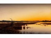 WEX Adalbert Weite Moorseelandschaft Im Abendlicht WEX Adalbert Weite Moorseelandschaft Im Abendlicht