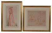 WHEELER Charles Arthur A Set Of Four Figure Studies WHEELER Charles Arthur A Set Of Four Figure Studies