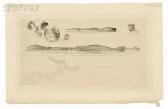 WHISTLER James Abbot McNeill Sketches On The Coast Survey Plate WHISTLER James Abbot McNeill Sketches On The Coast Survey Plate